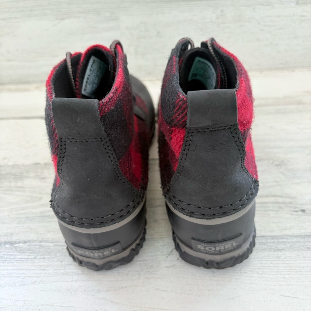 Sorel Red and Black Ankle Boots - Picture 9 of 10